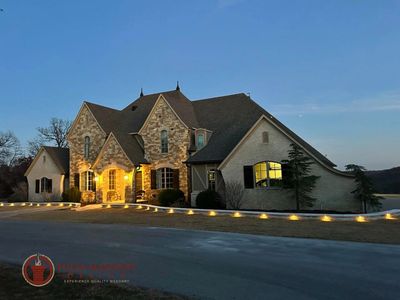 Brick planter with lighting in Tulsa, OK and the surrounding area