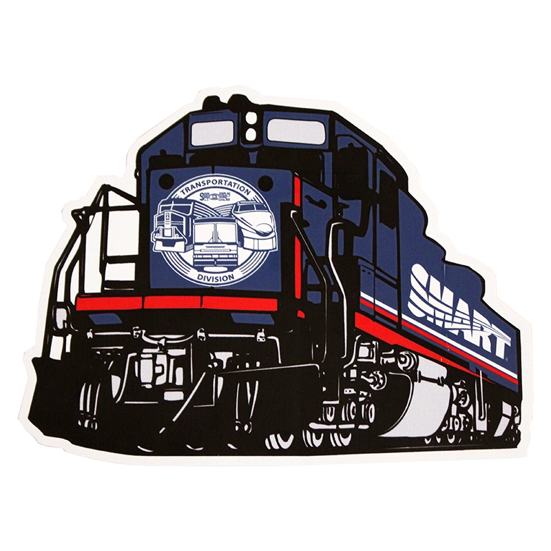 Cut Out Locomotive Decal