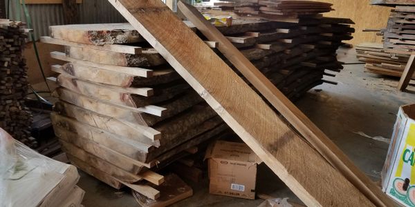 Live edge natural slabs in stock