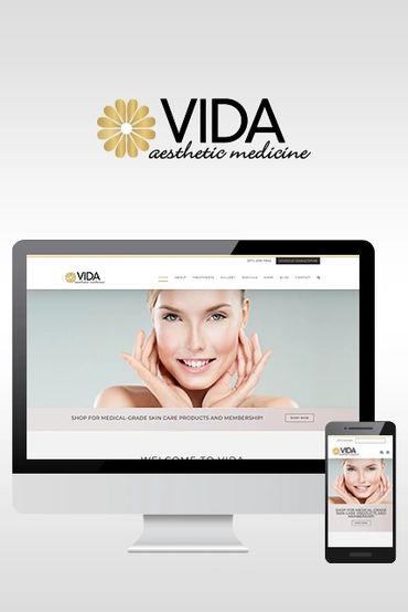 Vida Aesthetic Medicine website