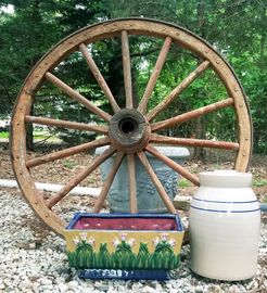 Wagon wheel rustic rental SC event wedding