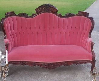 Special event settee couch sweetheart table wedding anderson sc greenville rustic romantic rental