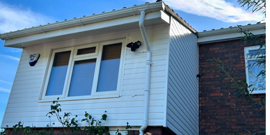 Soffits and fascias cleaning. cladding cleaning 
