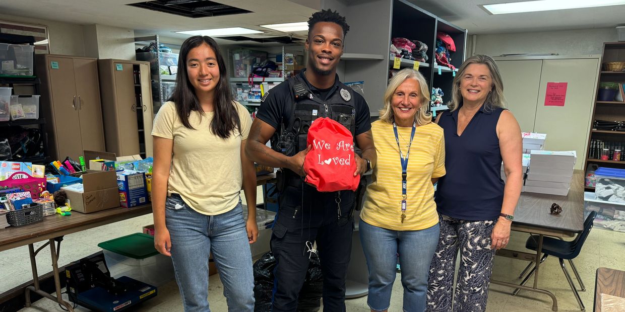 Supporting local police departments who are making sure every child is safe!