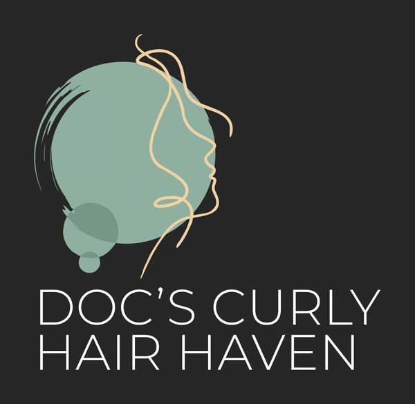 Doc's curly hair haven logo