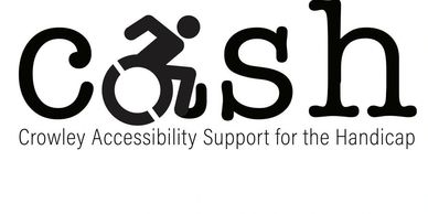 Logo for Crowley Accessibility Support for the Handicap (CASH).