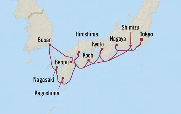 oceania cruise japan 2024