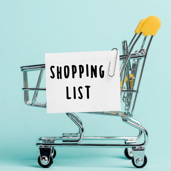 Cart and shopping list for Today is About.... shop