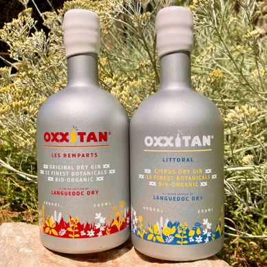 Languedoc Roussillon occitan new gin organic OXXiTAN South of France. New French gin bio brand top 5