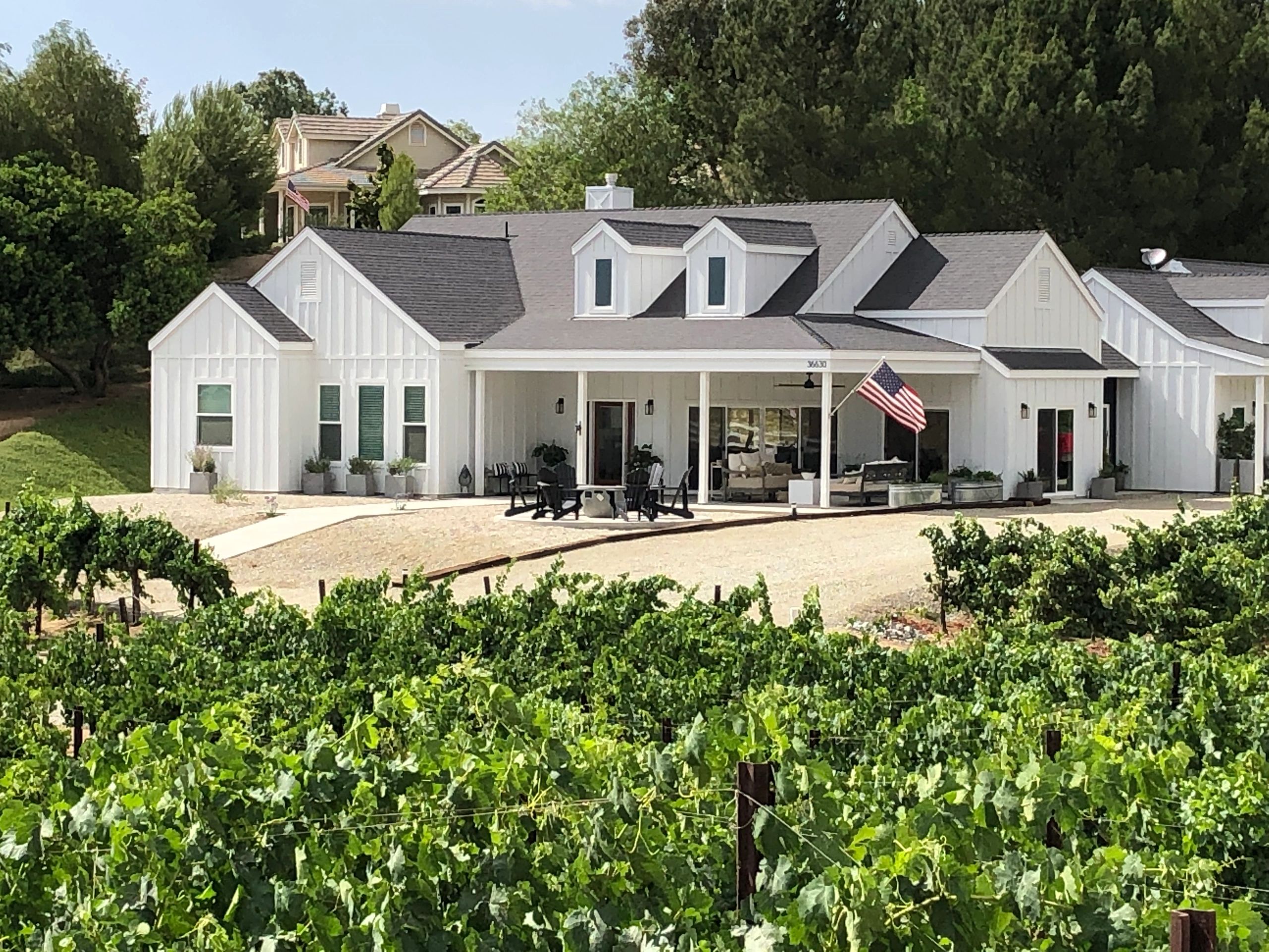View of Lux Vineyard Escapes: Four Acres Five Vacation Rentals Wine Country