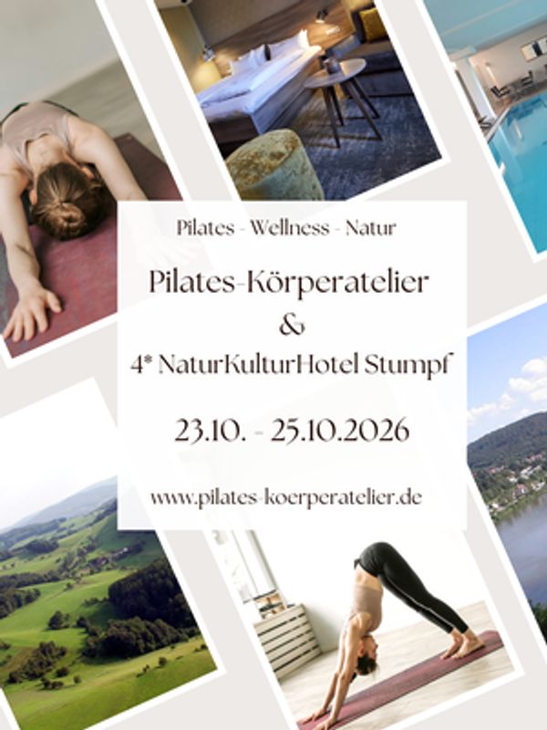 Pilates-Wellness-Retreat im NaturKulturHotel Stumpf im Oktober 2026.