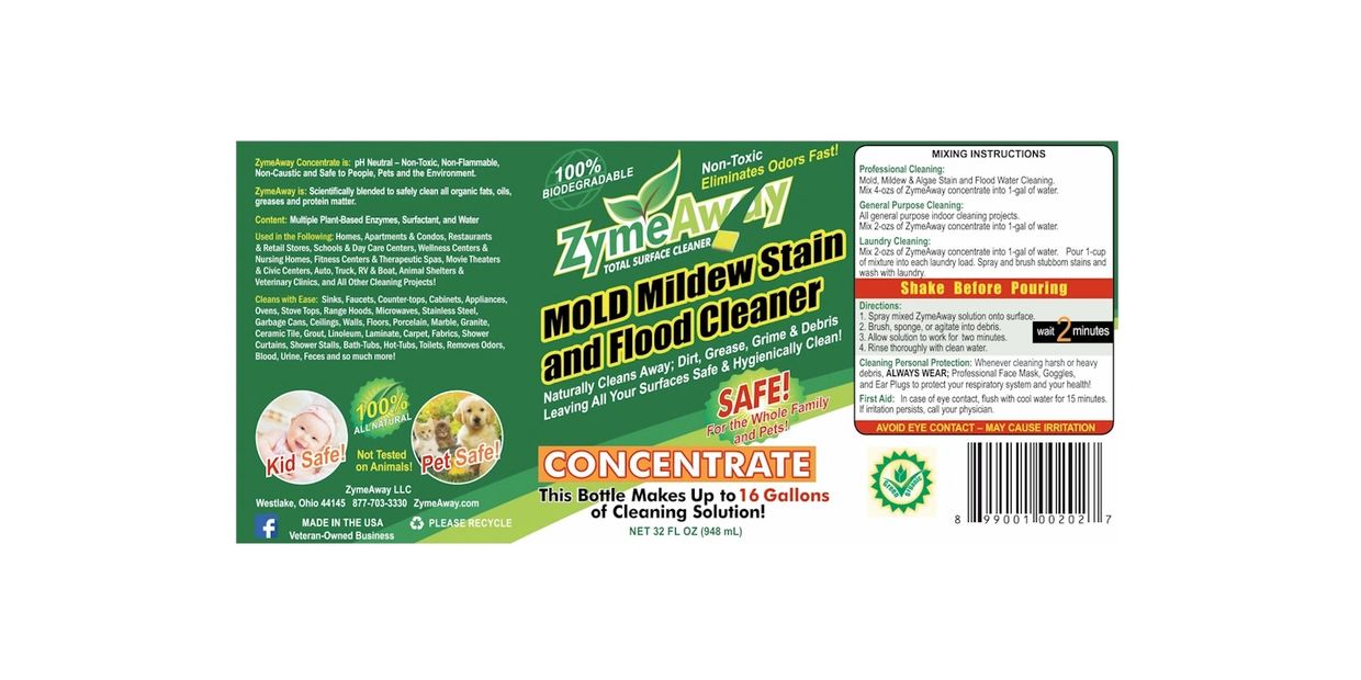Most Powerful and Safe Organic Enzyme Soap on the Market!  Successfully used since Hurricane Katrina