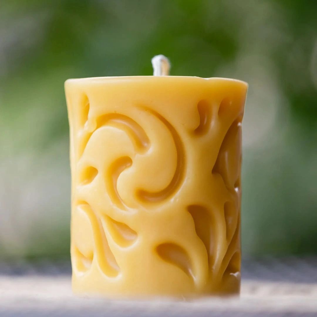 Beeswax Candle - One Pound – Björn's Colorado Honey