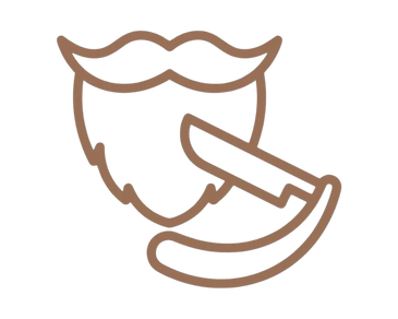 We have an extensive beard menu including trim, razor, wax, washes, conditioning, styling and color.