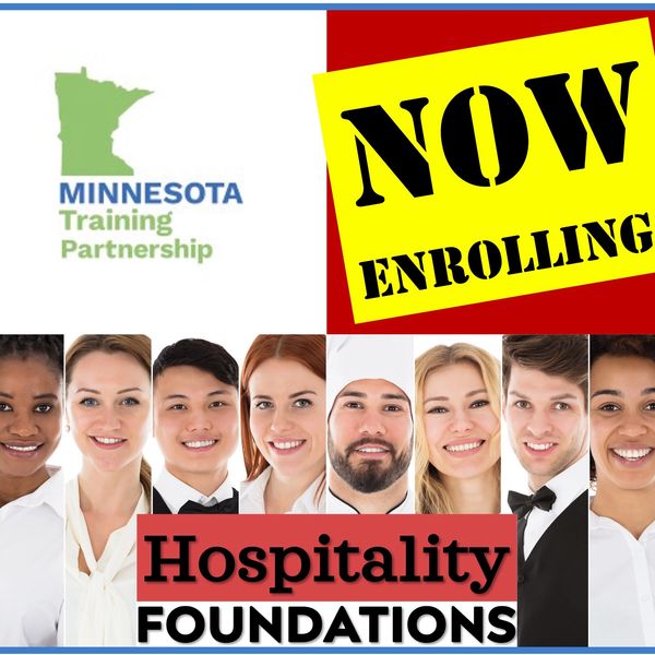 Minnesota Training Partnership now enrolling for Hospitality Foundations program.