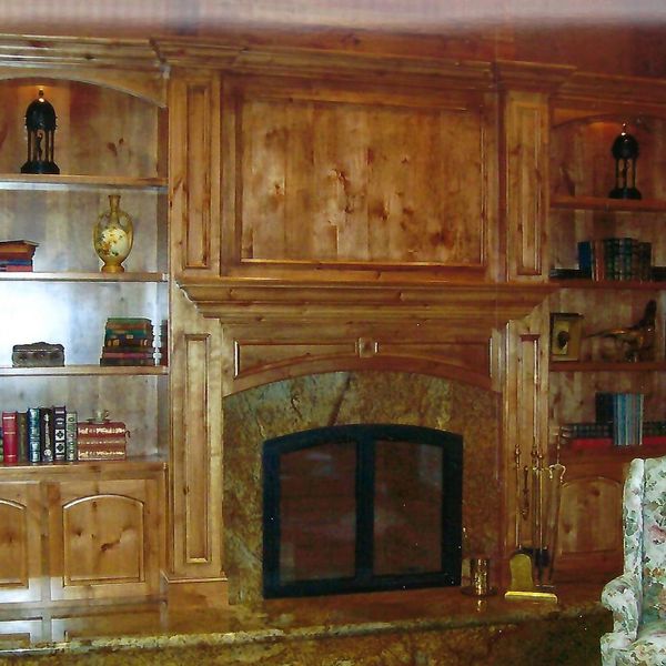Curly Maple Wall Unit