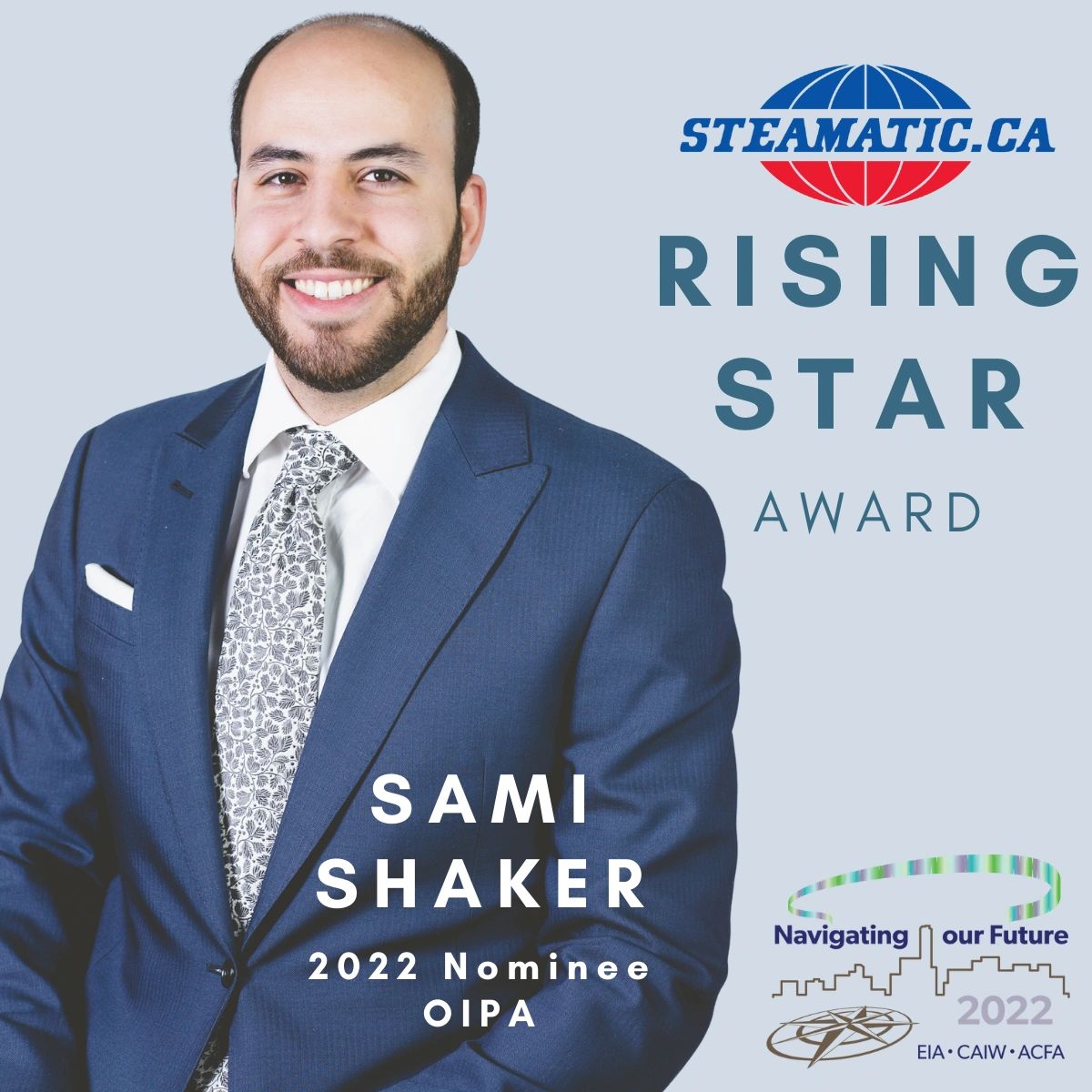 Meet Sami Shaker, 2022 Steamatic Canada Rising Star Nominee