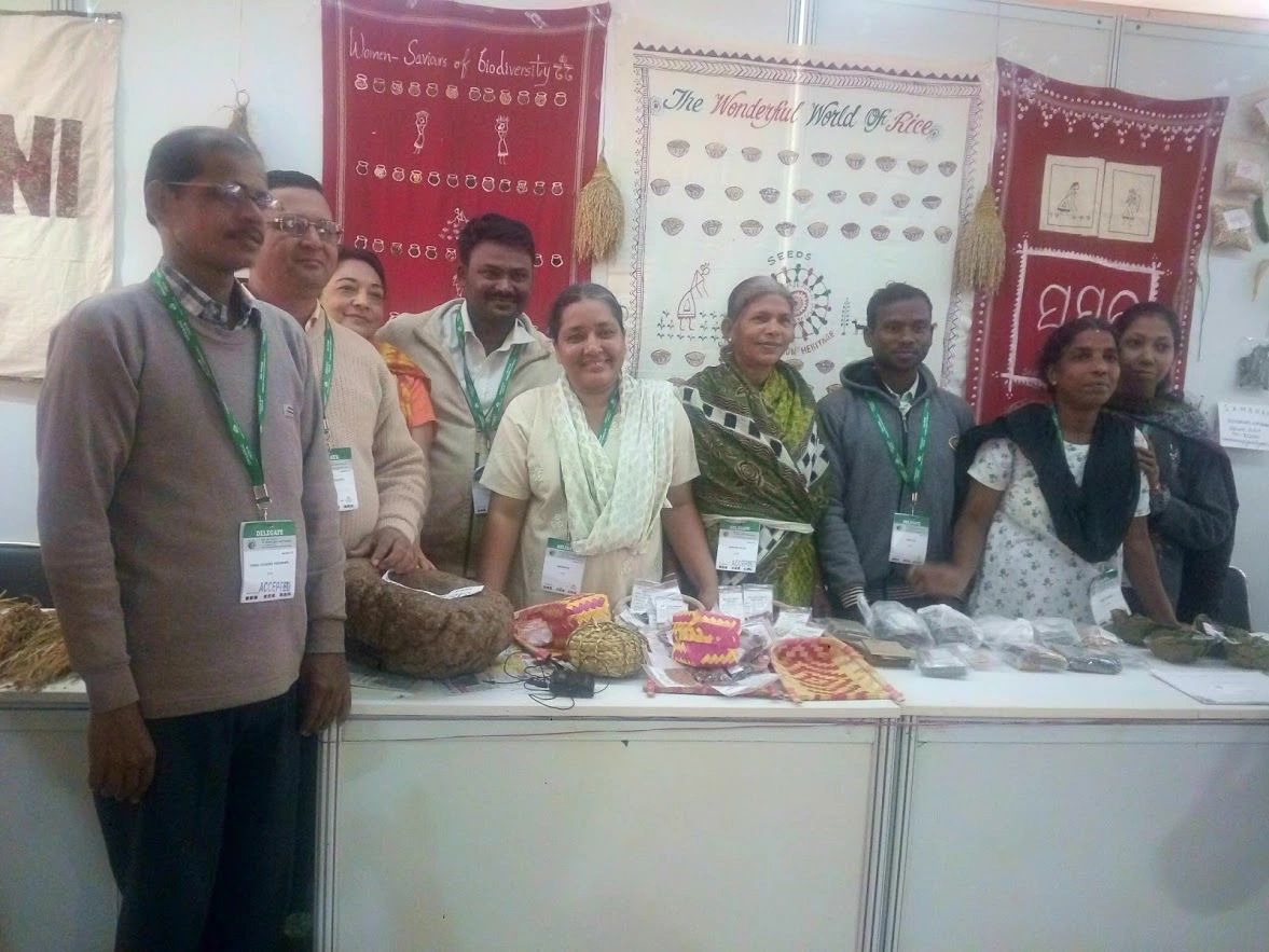 Apa with her team at World Organic Congress