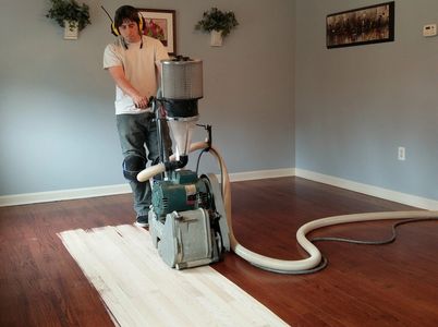 Hardwood floor sanding refinishing resurfacing
