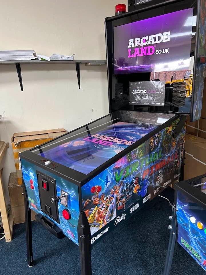 43 inch virtual pinball machine - FLIPPATASTIC - modern art - made for  arcade