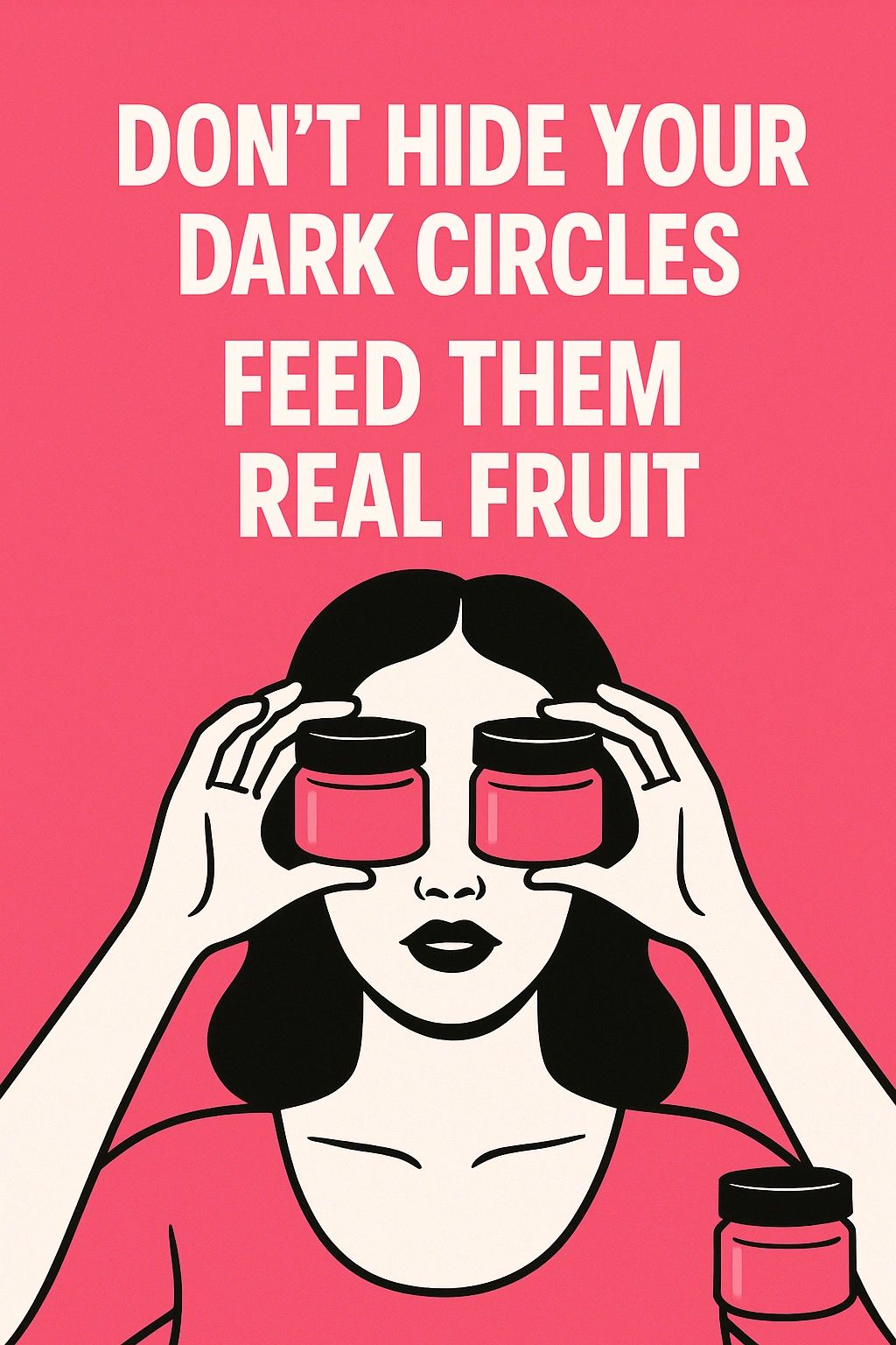dark circles need to be fed. fruity puppy has bioavailable fruit in every jar perfect for dark circles.