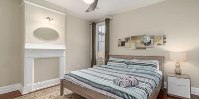 per bedroom rental for interns and students with plenty of storage space