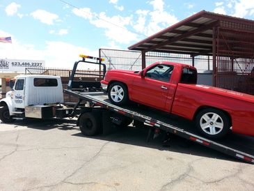 Pickup truck towing