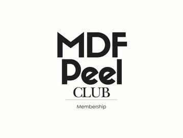 Logo for MDF Peel Club Membership.