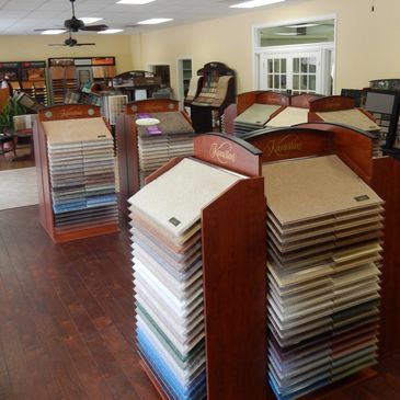 We offer a diverse selection of carpet and flooring options to fit your lifestyle and budget.  