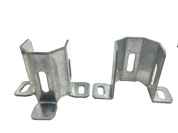 soporte de tubo sin necesidad de soldadura en material galvanizado