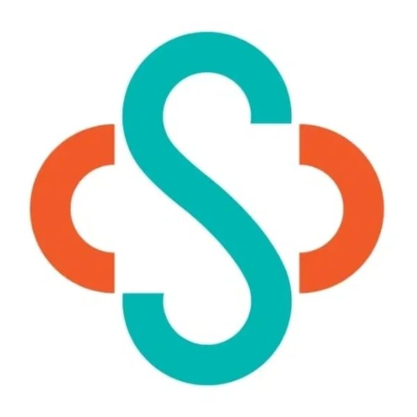 Logo of Solivus with teal and orange colors.