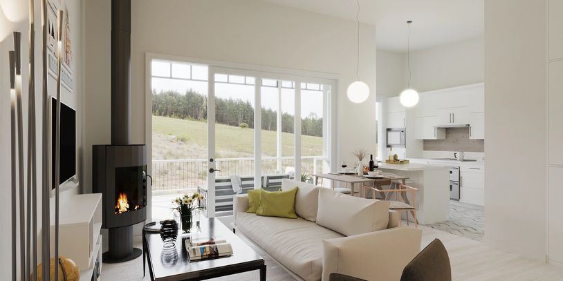 Interior design of a granny flat