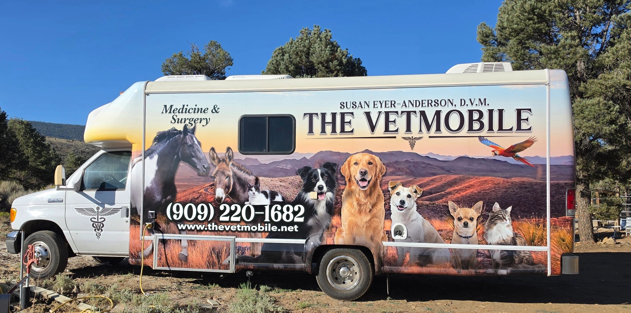 The Vetmobile is a full service veterinary clinic on wheels.  Coming Soon!
