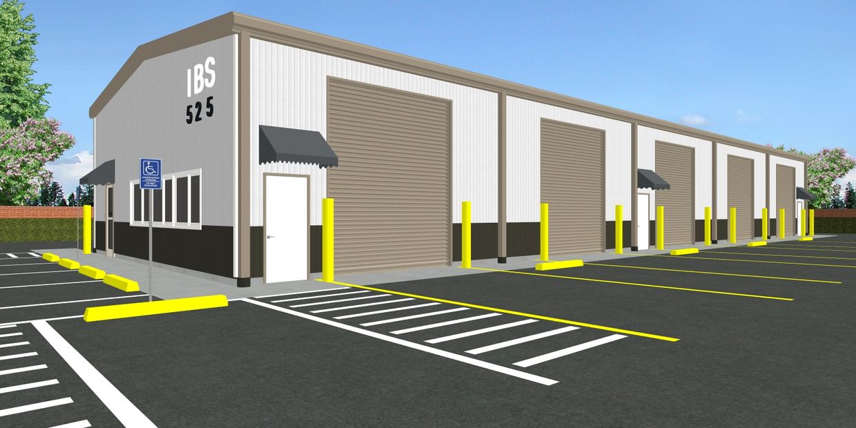 Plan #525 turnkey construction package by Inco Building System is a pre-engineered metal building 