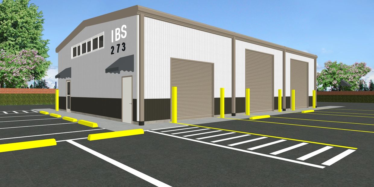 Plan #273 turnkey construction package by Inco Building System is a pre-engineered metal building 