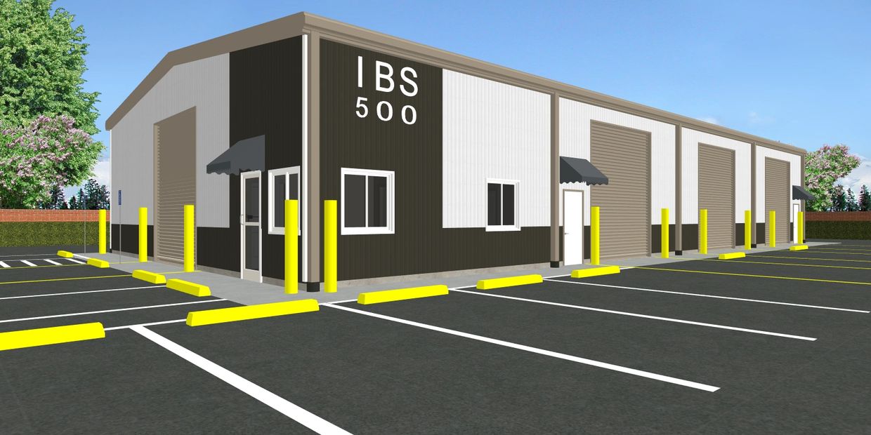 Plan #500 turnkey construction package by Inco Building System is a pre-engineered metal building