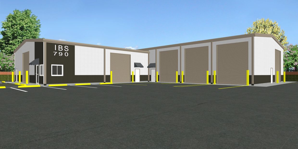 Plan #790 turnkey construction package by Inco Building System is the pre-engineered metal building 