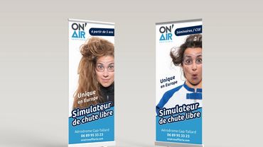Roll up pour mon client On'Air Soufflerie