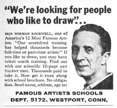 Famous Artists Advertisement Famous Artists Advertisement
