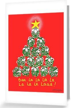 Baa La La Holiday Card