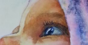 eye detail watercolor family portrait eye detail watercolor family portrait