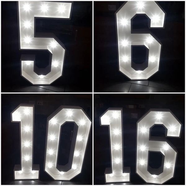illuminated numbers