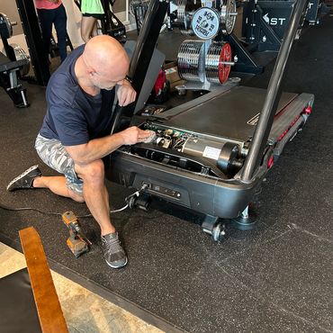 Treadmill repair at Ghost Gym in Miami