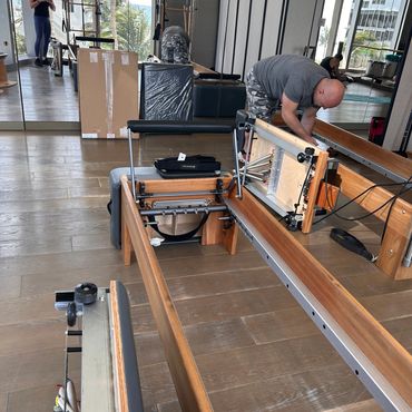 Pilates Reformer Maintenance Casa Armani Residences Sunny Isles FL Fitness Equipment Repair
