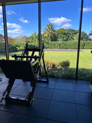 Another professional home gym equipment installation