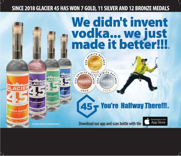 GLACIER45 DISTILLERY - Vodka, Vodka, Spirits