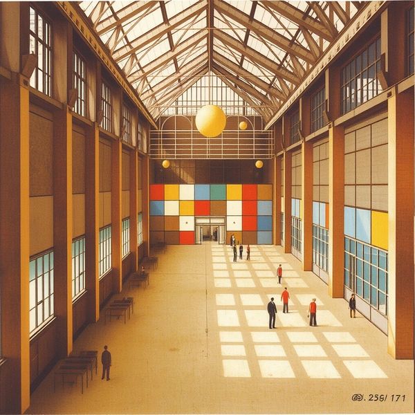 universtity of bielefeld hall ai generated