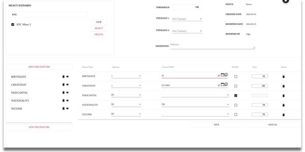 KYC Miner Tool: Advanced, flexible customer risk scoring using data integration and machine learning