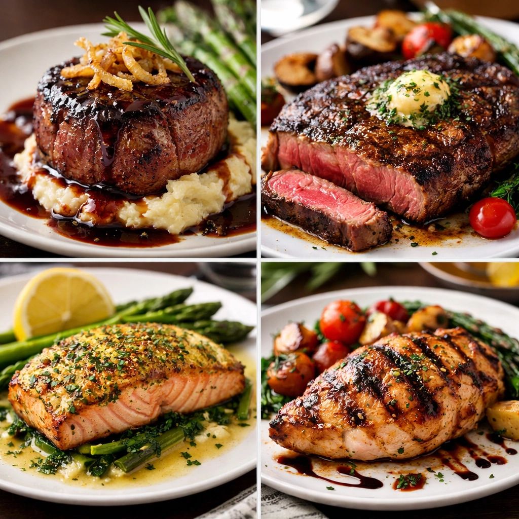 March and April Menu 3-Course or 5 Course Meals