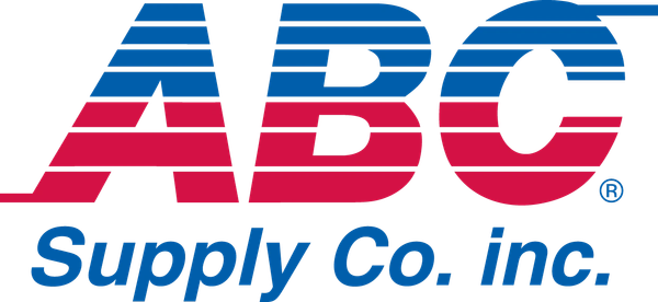 Logo of ABC Supply Co. Inc. with red and blue colors.